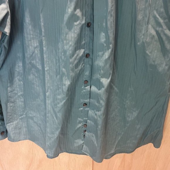 Men's Kenneth Cole Reaction Shirt Top button down size Extra Large 17.5 (34-35) - Picture 4 of 6